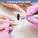 100pcs Sandpaper Discs with Nail Metal Bit - 25mm Pedicure Sanding Discs for Nail Forms & Foot Files - #240 Grit Callus Remover - Buy Online on GoSupps.com