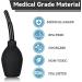 TopQuaFocus Enema Bulb 10oz Capacity Silicone Douche - 4.7 Tips for Vaginal and Anal Cleaning - Buy Online on GoSupps.com