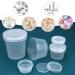 Cosywell Plastic Cream Jars 3.4oz/100ml Travel Containers for Toiletries Empty Cosmetic Pot Jars 5 Pieces Refillable TSA Approved Leak-proof Travel Size Accessories with Lids pattern5 - Buy Online on GoSupps.com