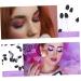 Baluue 100pcs Eye Shadow Stick Eyeshadow Applicator Brush Eye Makeup Applicator Emulsion Black 7.5x0.5cm Black - Buy Online on GoSupps.com
