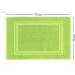 MauraMome 2-Pack Bath Mats - 100% Cotton Green Terry Shower Rugs Quick-Dry & Non-Slip 50x70cm Bathroom Carpets - Buy Online on GoSupps.com