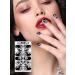EBANKU Black White Full Wraps Nail Stickers 12 Sheets Flower Butterfly Retro Pattern Decals French Classic Simple Self Adhesive Decals for Girl Women Nails Art DIY Decoration (Leaves) - Buy Online on GoSupps.com