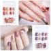 Kalolary 144PCs False Nails Set - Full Finger Acrylic Artificial Nails with Glue Stickers for Women & Girls | Nail Art DIY Decoration - Buy Online on GoSupps.com