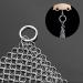 Cast Iron Cleaner Ring - Stainless Steel Scrubber & Grill Scrub for Dutch Ovens & Frying Pans | Effective Chain Network Cleaning Tool - Buy Online on GoSupps.com