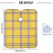 Waterproof Barber Cape - Yellow Buffalo Plaid & Cheetah Haircut Bib | Unisex Hair Cutting Cape for Men & Women - Buy Online on GoSupps.com