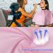 Noverlife Pink Shortie Makeup & Beard Shaving Cape | Salon Styling Bib for Barber & Beautician - Buy Online on GoSupps.com