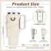 Buy Beige Carrying Case for Stanley Cup - 40oz & 30oz Accessories | International Shipping - Buy Online on GoSupps.com
