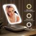 SARA Travel Magnifying Makeup Mirror with Dimmable LED Light - 10X Magnification, Rechargeable, Portable Pocket Stand - Ideal for Makeup Storage, Bedroom, Hotel, Cruise - Rose - Buy Online on GoSupps.com