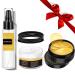 Snail Mucin Power Essence Set 3PCS Snail Mucin Serum+Snail Mucin Moisturizer+Snail Hydrogel Eye Patch Korean Skin Care Set for Hydrating Dark Circles Undereye