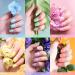 Wowfun 6-Piece Pastel Gel Nail Polish Set - Spring Summer Colors - Soak Off Macaron Collection - Perfect DIY Gift for Her - Starter & Professional - Birthday Gift - Buy Online on GoSupps.com