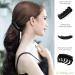 RC Roche 6-Piece Black Ponytail Hair Clip Set | High-Quality Banana Clasps for Added Volume - Ideal for Women - Buy Online on GoSupps.com