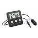 TFA Dostmann TERRACHECK digital thermometer-hygrometer for climate control in terrariums (black with battery)