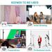 MsMk 6.5ft x 10ft Photo Video Studio Backdrop Stand Kit - Adjustable Muslin Background Support System with Clips, Sand Bag, Carry Bag - Perfect for Photography Studio - Buy Online on GoSupps.com