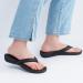 Women's Orthotic Flip Flops with Arch Support for Plantar Fasciitis - Black, Size 7.5 - Buy Online on GoSupps.com