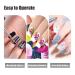 Sularpek Professional Nail Art Liner Brush Set - 3PCS UV Gel Painting Brushes for Short Strokes, Details, Blending, and Elongated Lines - White Marble Design - Buy Online on GoSupps.com