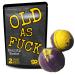 Old As F*ck Bath Bombs - Funny Over The Hill Bath Balls for Men - Yellow and Purple Bath Fizzers Handcrafted Made in America 2 Count