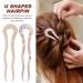 LALAFINA French Hair Pin Set - Small Hair Barrettes for Women, 2pcs Fine Cellulose Acetate Clips - Hair Accessories for Thin Hair - 11.5x3CM, As Shown - Buy Online on GoSupps.com
