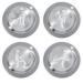 4PC Golf Ball Marker Set - Personalized, Funny, and Alignment Tool with Stencil for Golf Balls - Buy Online on GoSupps.com