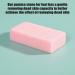 High-Quality Bimsstein Bar & Pumice Stone Foot Scrubber Gentle Dead Skin Peel for Healthy Feet | Ideal for Cracked Heel Repair - Light Pink - Buy Online on GoSupps.com