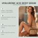  Nuvilo Hyaluronic acid body serum HA body moisturizer for dry skin firming and elasticizing serum light non-greasy body lotion for women and men (2 pcs) - Buy Online on GoSupps.com