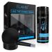 Hair Building Fibers mewmewcat 27.5g Hair Building Fibers with Spray Applicator Even Fine Spraying Full Hair Instantly for Fuller Thicker Natural-Looking Hair Black