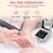 Ranrose Silver Nail Drill Bit Holder Case - 25PCS Holes Organizer Box for Nail Drill Bits - Pink Nail Storage Display Container - Buy Online on GoSupps.com