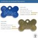 Personalized Engraved Dog Tags - Custom ID & Address Tags - Diamond Engraving (Black) - International Shipping - Buy Online on GoSupps.com