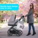 Shop Gray Squirrel Diaper Bag Wetbag - Waterproof Reusable with Zipper & 2 Pockets for Baby & Toddler Travel - Buy Online on GoSupps.com