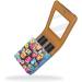 Buy Stylish Leather Lipstick Case Organizer with Mirror - Cartoon Eagle & Owl Design | Mini Lip Holder for Travel | International Shipping Available - Buy Online on GoSupps.com
