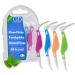 Interdental Brushes - Dental Tools for Effective Plaque and Tartar Removal Dental Picks for Braces Teeth Cleaning and Flossing Dental Floss Picks (.0.7 mm 8) 1 Count (Pack of 8) 8