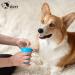 Tierr Pfotenreiniger for Dogs - Remove Dirt Thorough Cleaning with Soft Brush | Dishwasher Safe (Size L + Claw Scissors Blue) - Buy Online on GoSupps.com