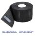 Disposable Paper Barber Neck Strips - 5 Rolls (500 Strips) Black Professional Neck Band for Salon Haircut Styling - Buy Online on GoSupps.com