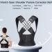 Adjustable Back Posture Belt Office Home Gym Unisex Back Straightener Posture Corrector Scoliosis Lower Back Brace Women Scoliosis Lumber Spine Support (M) - Buy Online on GoSupps.com