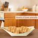Firstrays 50x Finger Food - Bowls Boat" Biodegradable Wood 11 cm x 6.5 cm - Buy Online on GoSupps.com
