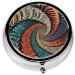 Bear Dancing Tie Dye Mini Pill Box | 3 Compartment Travel Organizer | Portable Medicine Case for Home & Office - Buy Online on GoSupps.com