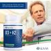 Enuvia D3+K2 - Vitamin D3 K2 Supplement for Women and Men - 60 Veggie Capsules - with Bioperine Black Pepper Extract - Supports Maximum Calcium Absorption and Heart and Bone Health - Made in The USA - Buy Online on GoSupps.com