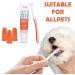Dog toothpaste and Toothbrush Cat Toothbrushs Finger Toothbrushs 3pcs Pet Dental Care Set with Beef Flavor Dog Teeth Cleaning Dog Tartar Remover Fresh Breath Reduce Plaque - Buy Online on GoSupps.com