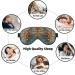 Music Notes Print Eye Mask | Adjustable Blackout Sleeping Mask for Men & Women | Sleep Aid Eye Masks - Buy Online on GoSupps.com