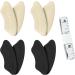 Heel Pad Insert Cushion for Men and Women - Prevents Heel Slip, Blisters, and Loose Shoes - Pale Apricot + Black - Buy Online on GoSupps.com