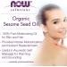 Now Foods Certified Organic Sesame Seed Oil - 8 fl oz (237 ml) - Pure & Natural - Buy Online on GoSupps.com