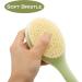 G2PLUS Soft Bath Brush with Long Handle - Exfoliating Back Scrubber for Wet/Dry Brushing - Green - Buy Online on GoSupps.com