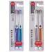 Zumaha loose unique design toothbrush medium-sized hand toothbrush for deep cleaning stain and plaque removal 4-pack travel toothbrushes clean