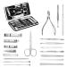 19 pcs MUIIGOOD Manicure Pedicure Set - Stainless Steel Nail Care Kit with PU Leather Case for Women Men - Professional Grooming Tools for Travel - Gift Idea - Buy Online on GoSupps.com