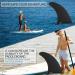 Inflatable Paddle Boards Surf Fins - 9in Plastic SUP Fin for Stand Up Paddle Board, Canoes, Surfboards | Surf Water Wave Accessory - Buy Online on GoSupps.com