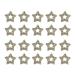 FEIlei 20 Pieces Dangling Star Nail Charms 3D Rhinestones Stars Charms Star Nail Charms