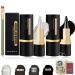 Ayky Eyeliner Ayky Eye Liner Ayky Eyeliner Cream Ayky Long Wear Gel Eyeliner Ayky Natural Black Eyeliner Cream Eye Black Smokey Eyeshadow Palette Stick Goth Halloween Makeup (Silver+Black)