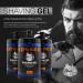 The Shave Factory Shaving Gel - 25% More Free, Moisturizing Formula for Barbers and Shaving Enthusiasts - Blue - Buy Online on GoSupps.com