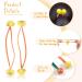 18Pcs Small Plastics Balls Hair Ties for Toddler Girls & Women - Elastic Rubber Bands Hair Accessories - Buy Online on GoSupps.com