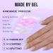 Buy Bartbox Short Square Baby Boomer Press On Nails - Pink Gradient White Fake Nails with Glue | 30 Pieces Artificial Fingernails - Buy Online on GoSupps.com