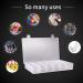 Adjustable 36 Compartment Jewelry Storage Box - Plastic Organizer Container (1 Pack) - Buy Online on GoSupps.com